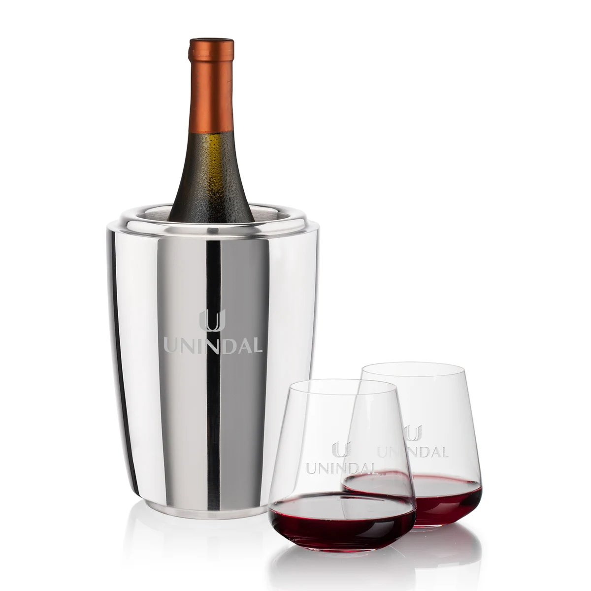 Pescara Wine Cooler & Breckland Stemless Wine Set 1