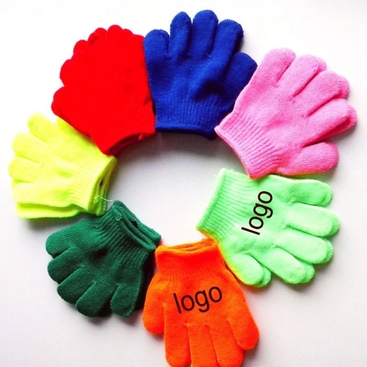 Kids' Knit Orlon Winter Glove 1