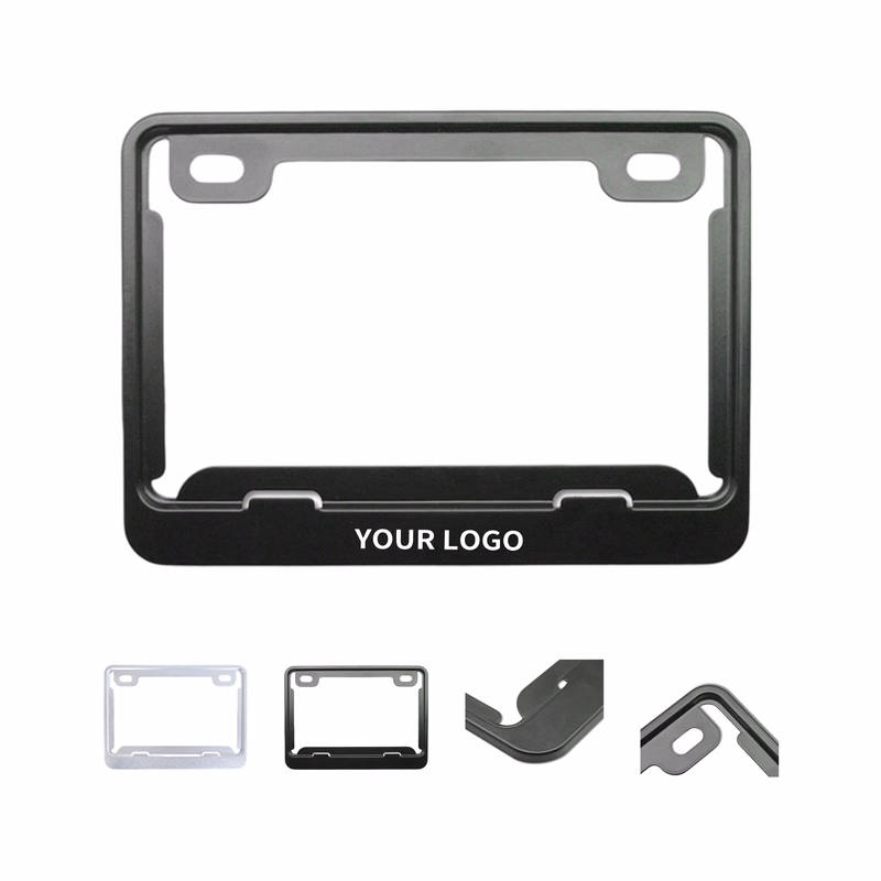 Aluminum Alloy Motorcycle License Plate Frame 9.3 x 6.8"