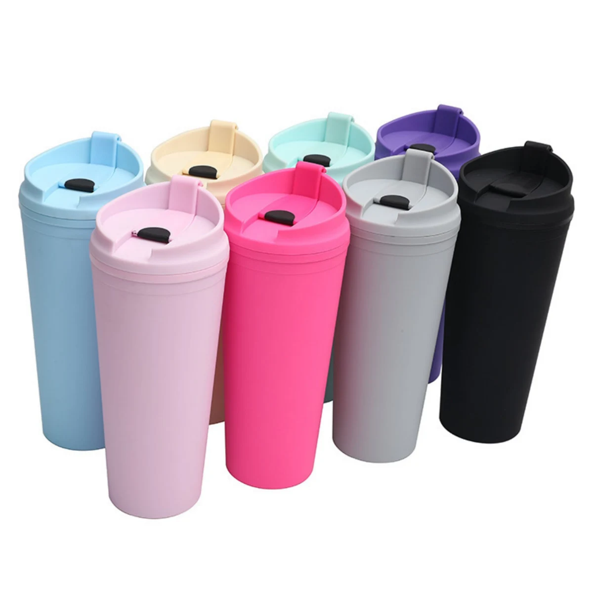 24 oz Portable Flip Cover Large Capacity Portable Cup 1