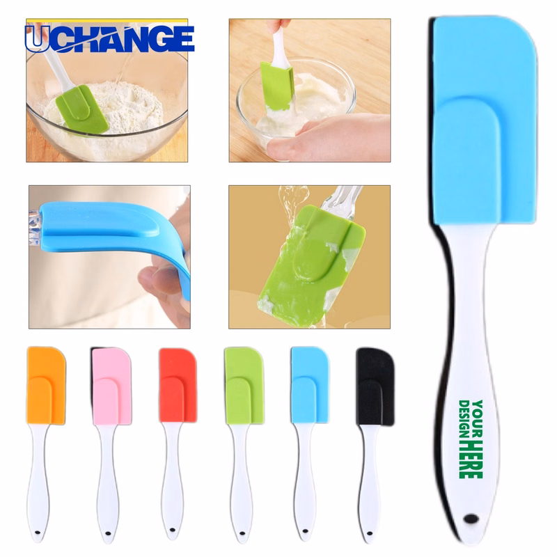 Silicone Spatula with Plastic Handle Tool