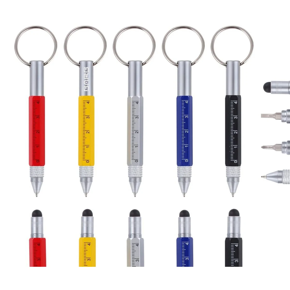 Multifunctional Ballpoint Pens with Key Ring 1