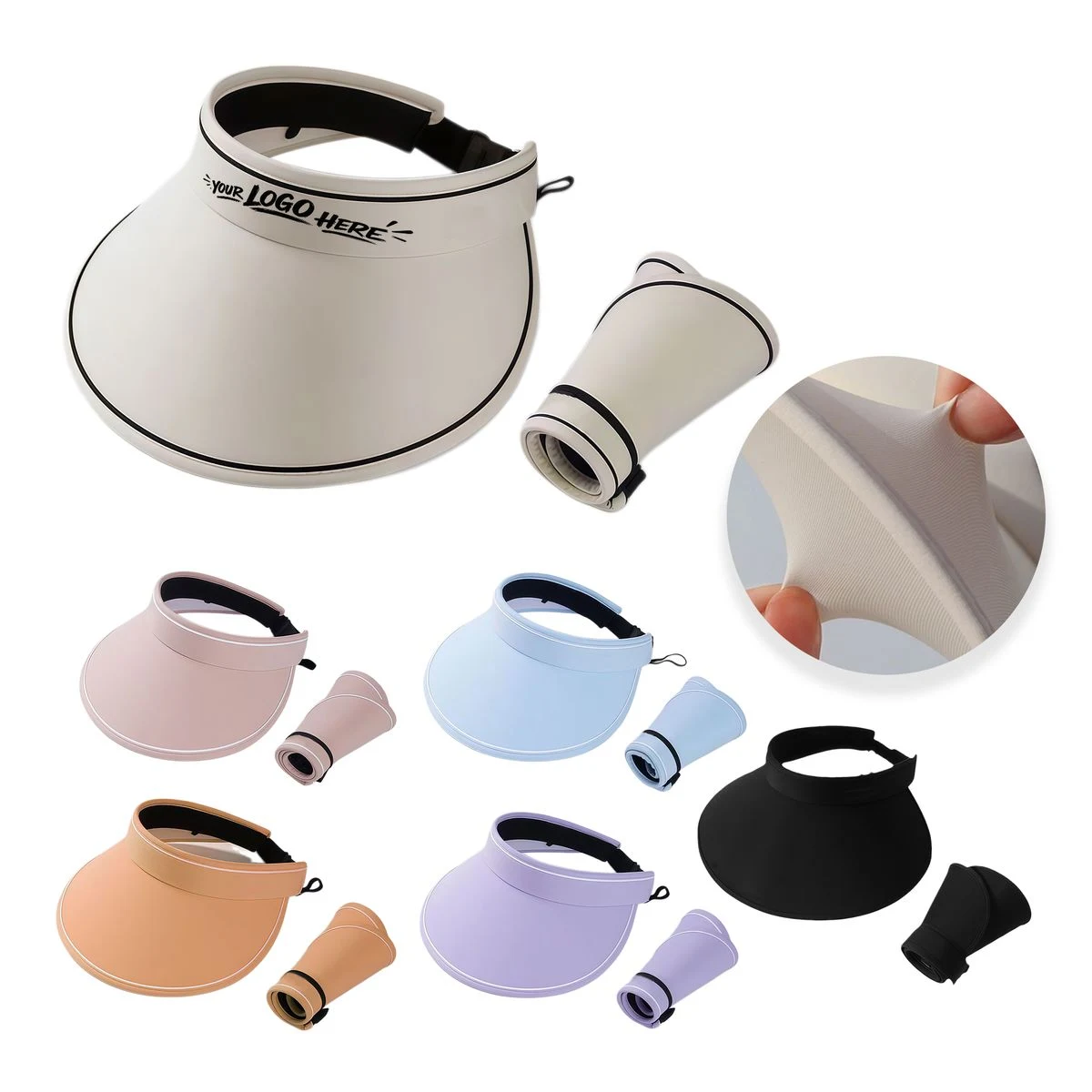 UPF50+ Adjustable Sun Visor for Outdoor Activities 1