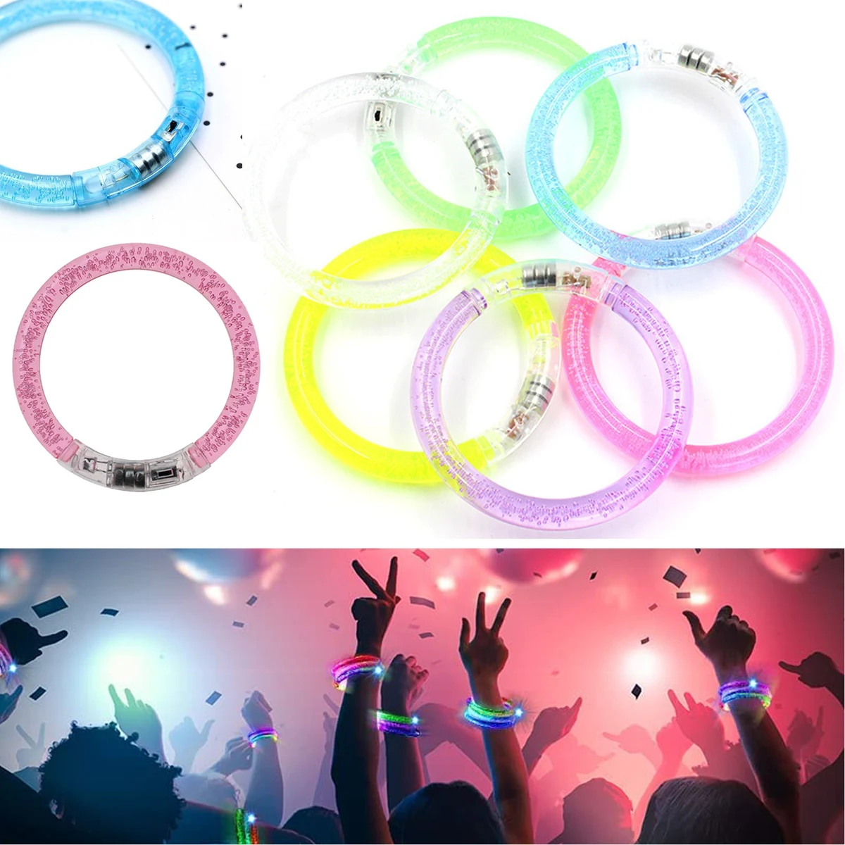 24 PCS Glow Sticks Bracelets Party Favors 1