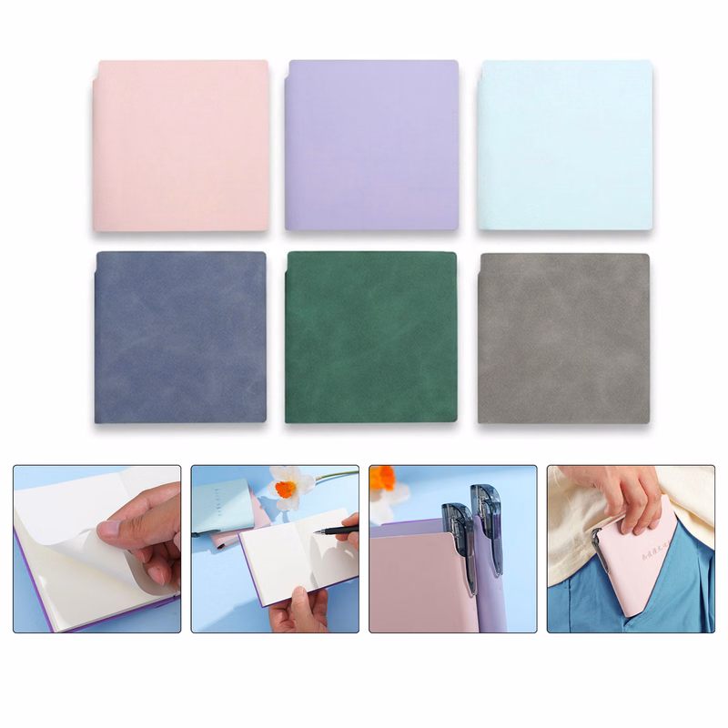 Travel Recording Square Pocket Notebook