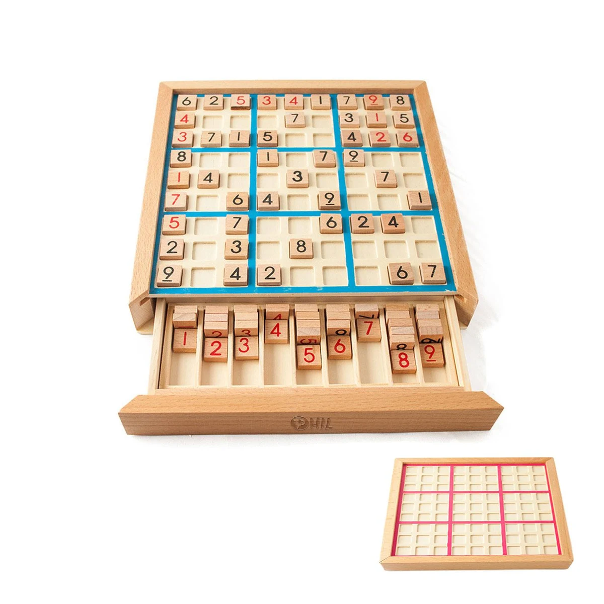 Wooden Brain Teaser Sudoku Puzzle Game 1