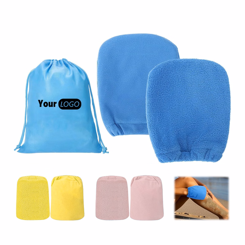 Upgraded 2-in-1 Sand Remover Mitts with Storage Pouch
