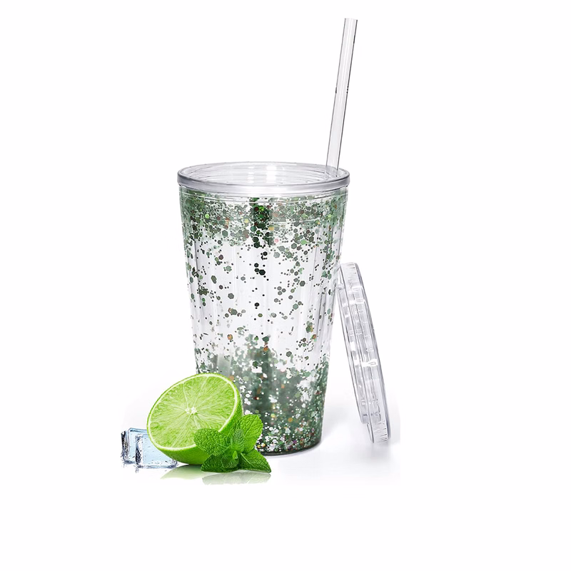 MOQ20 Double-Walled Clear Water Bottle