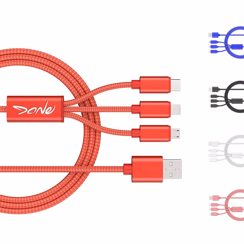 1.2M Long 4 in 1 USB Charging Cable