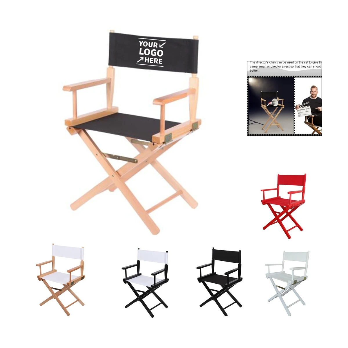 Portable Replacement Cover Canvas for Directors Chair 1