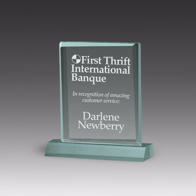Corporate Jewel Bevel Award (5"x6")