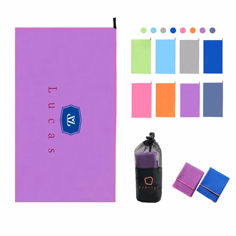 Fast Drying Microfiber Sport Towel With Small Bag