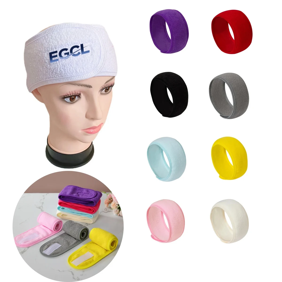 Soft Adjustable Face Wash/Spa Headband 1