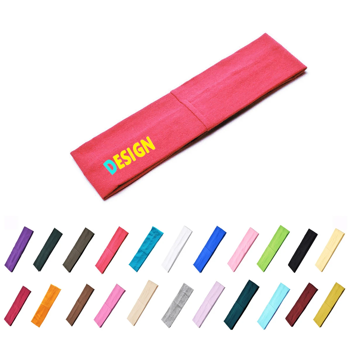 Moisture Wicking Sports Headband MOQ 100 1