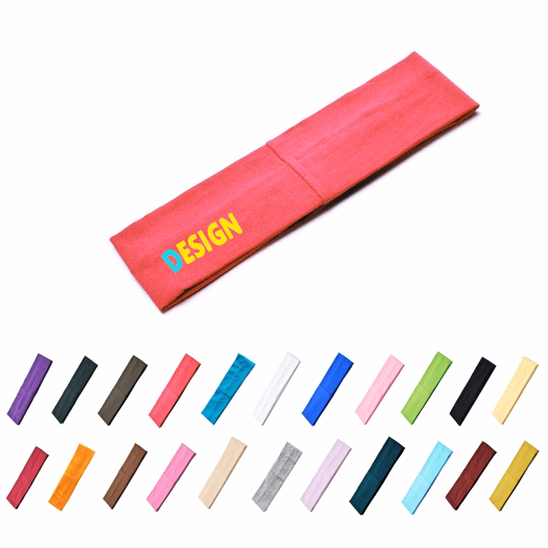 Moisture Wicking Sports Headband MOQ 100