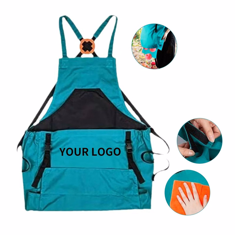 Cross Back Canvas Apron for Outdoor Work