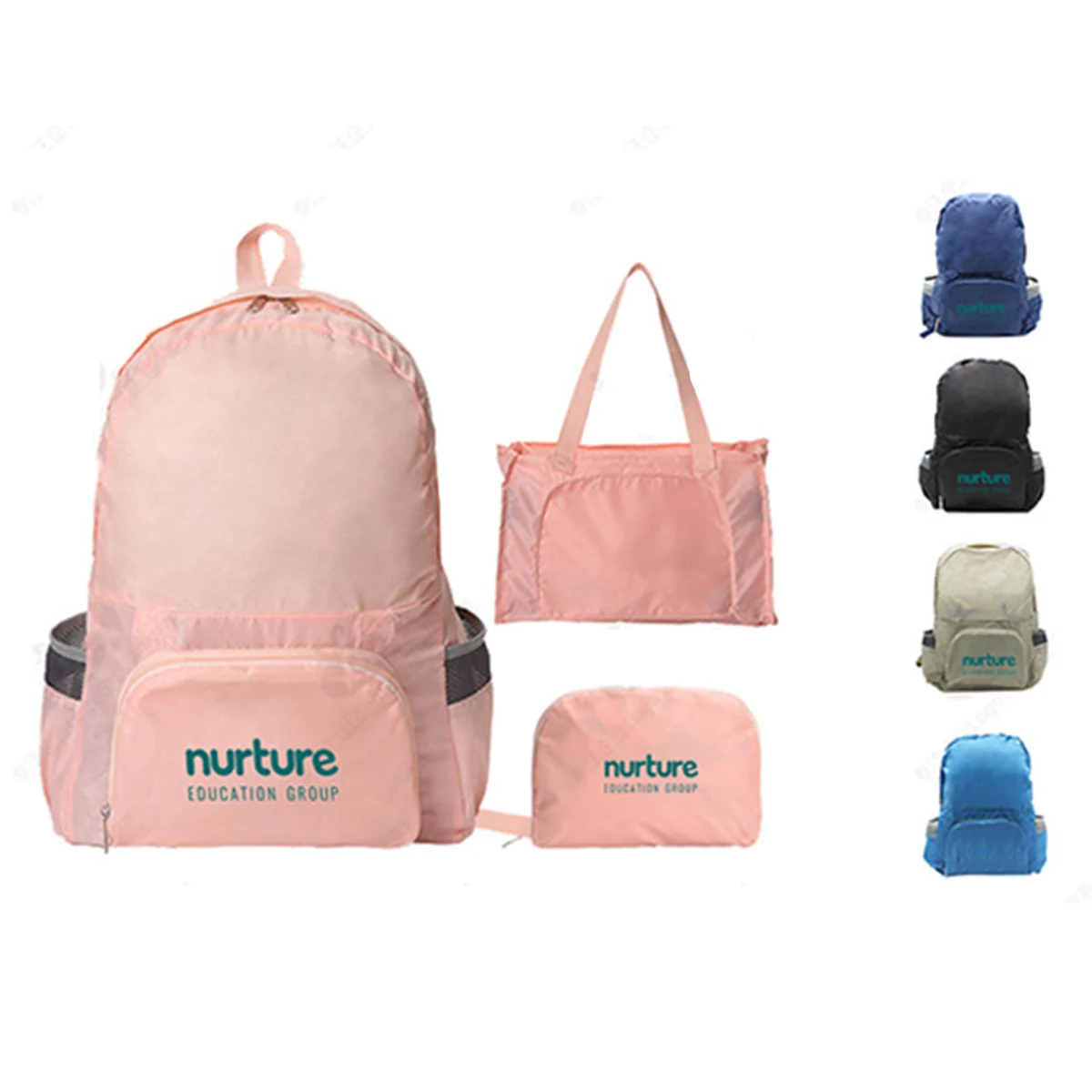 Dual Use Waterproof Foldable Handheld Backpack 1