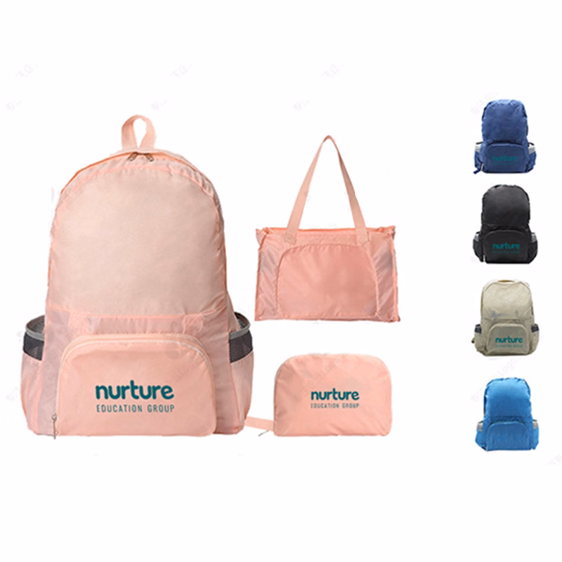 Dual Use Waterproof Foldable Handheld Backpack
