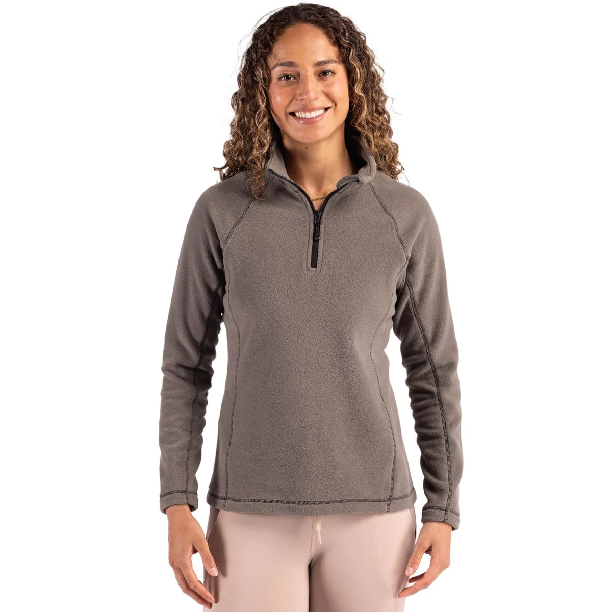 Clique Powder Recycled Fleece Womens Quarter Zip Jacket 1