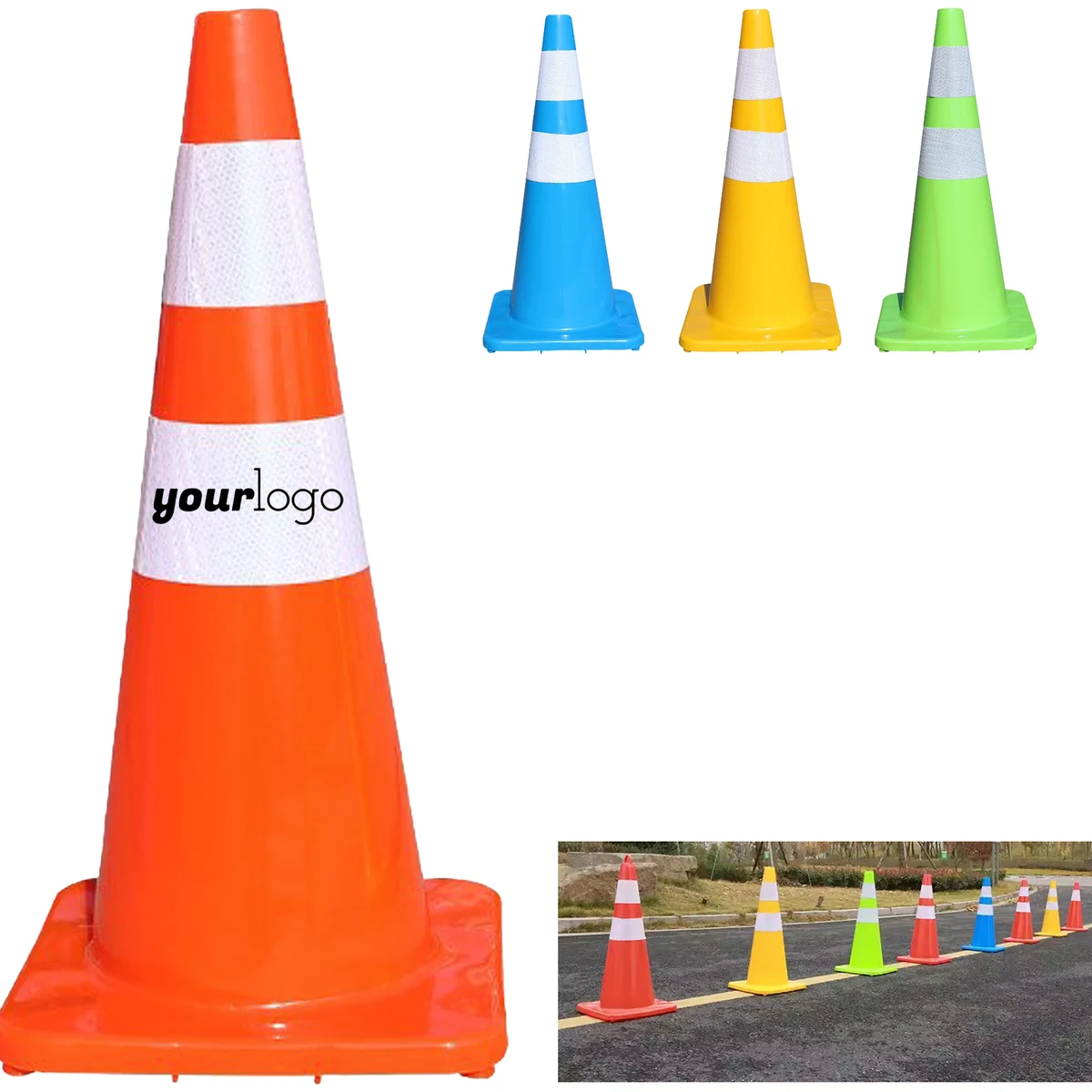 High - Visibility Traffic Cone 1