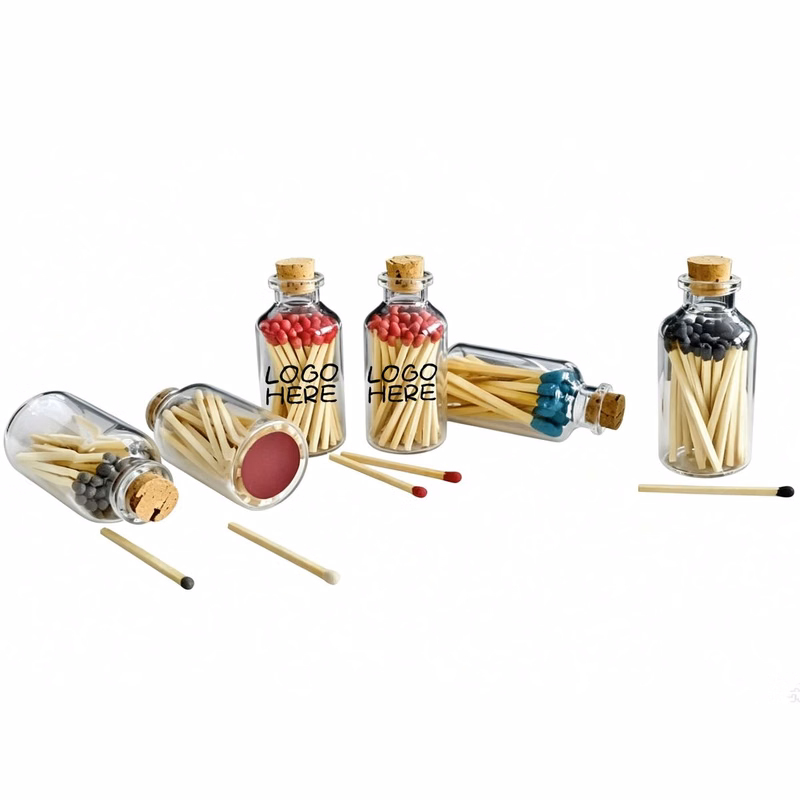 Cork?Vial Wood Matchsticks