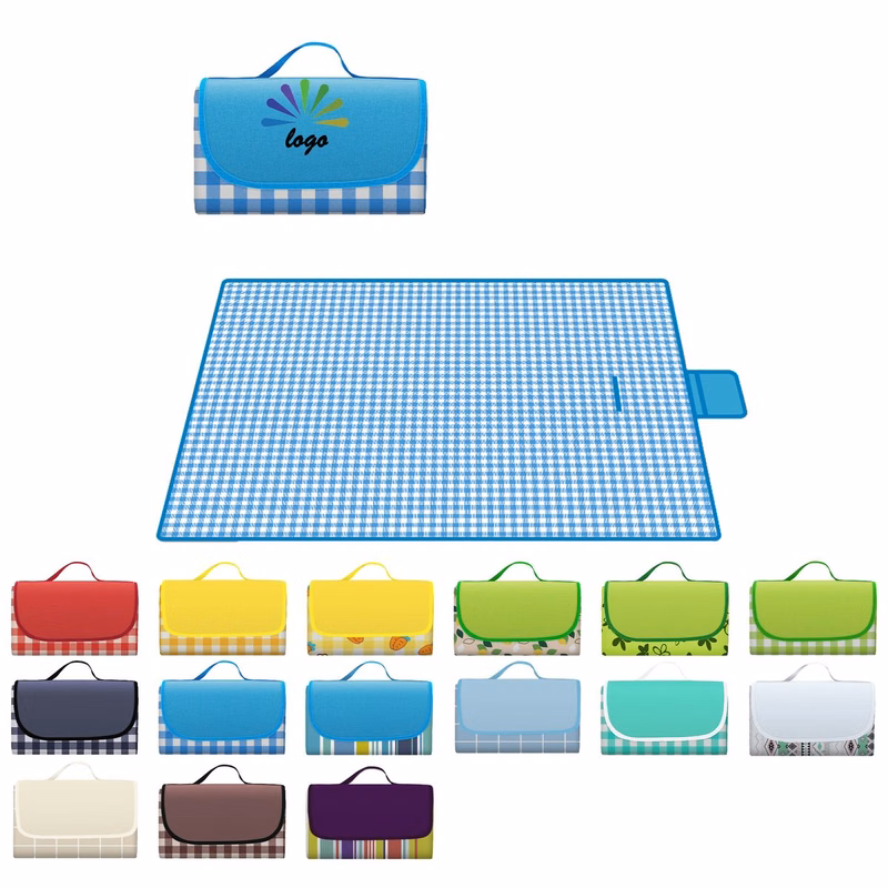 Custom Logo Foldable Outdoor Picnic Blanket