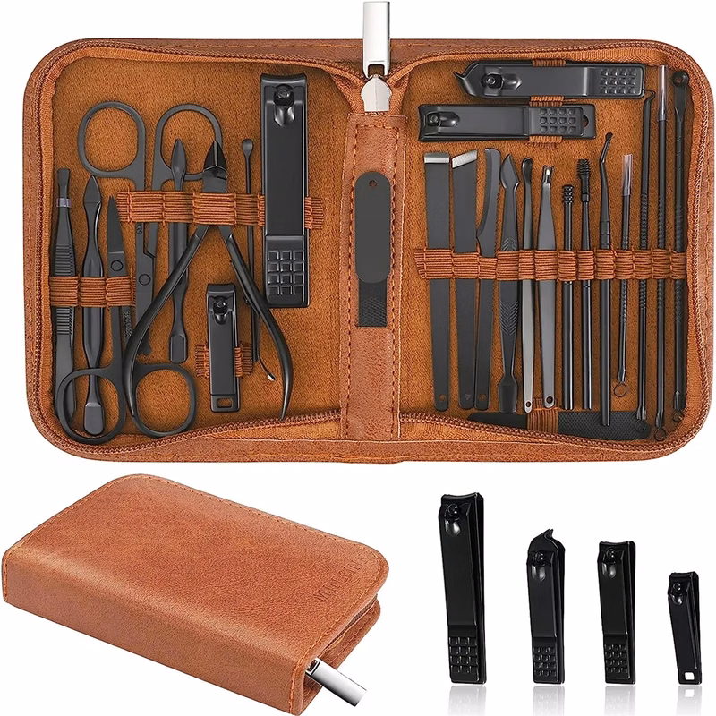Manicure Set Professional Nail Clipper Kit 26 Pieces