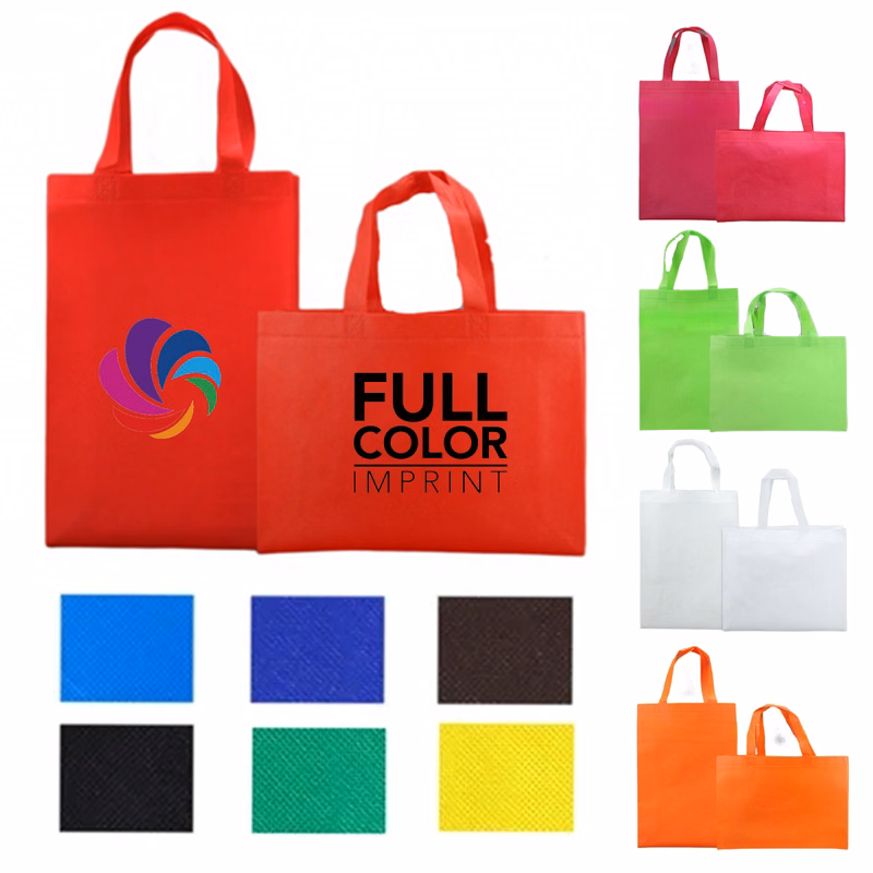 Full Color Hand Held Integrated Non Woven Bag MOQ 50