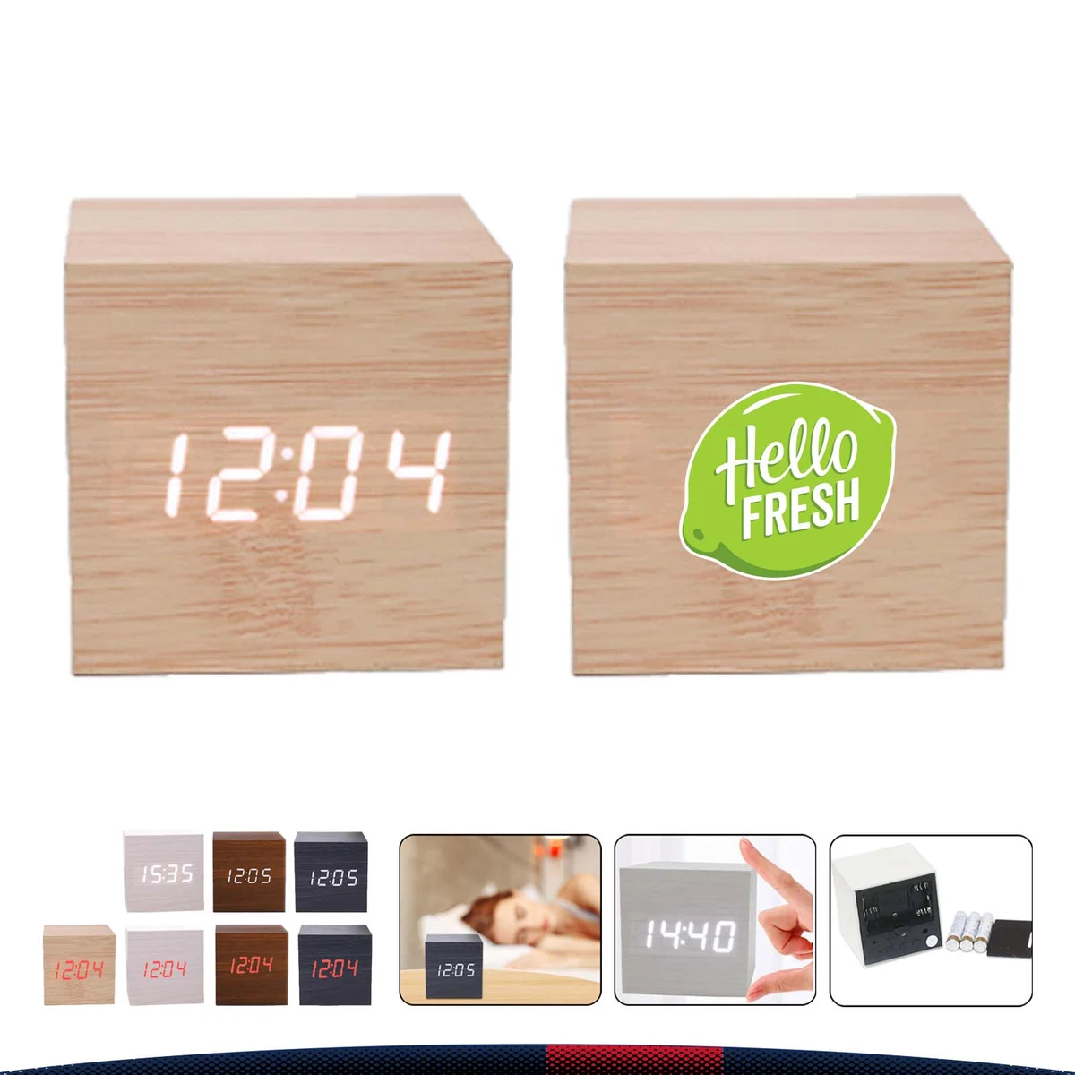 Acoustic Wooden Clock 1
