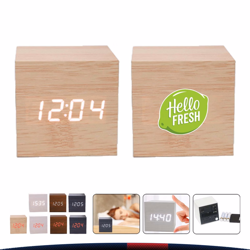 Acoustic Wooden Clock