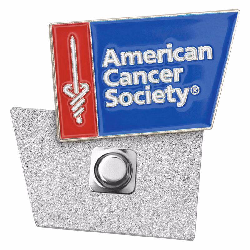 Lapel Pin Die Struck Soft Enamel w/ Magnet Backing (1-1/4")