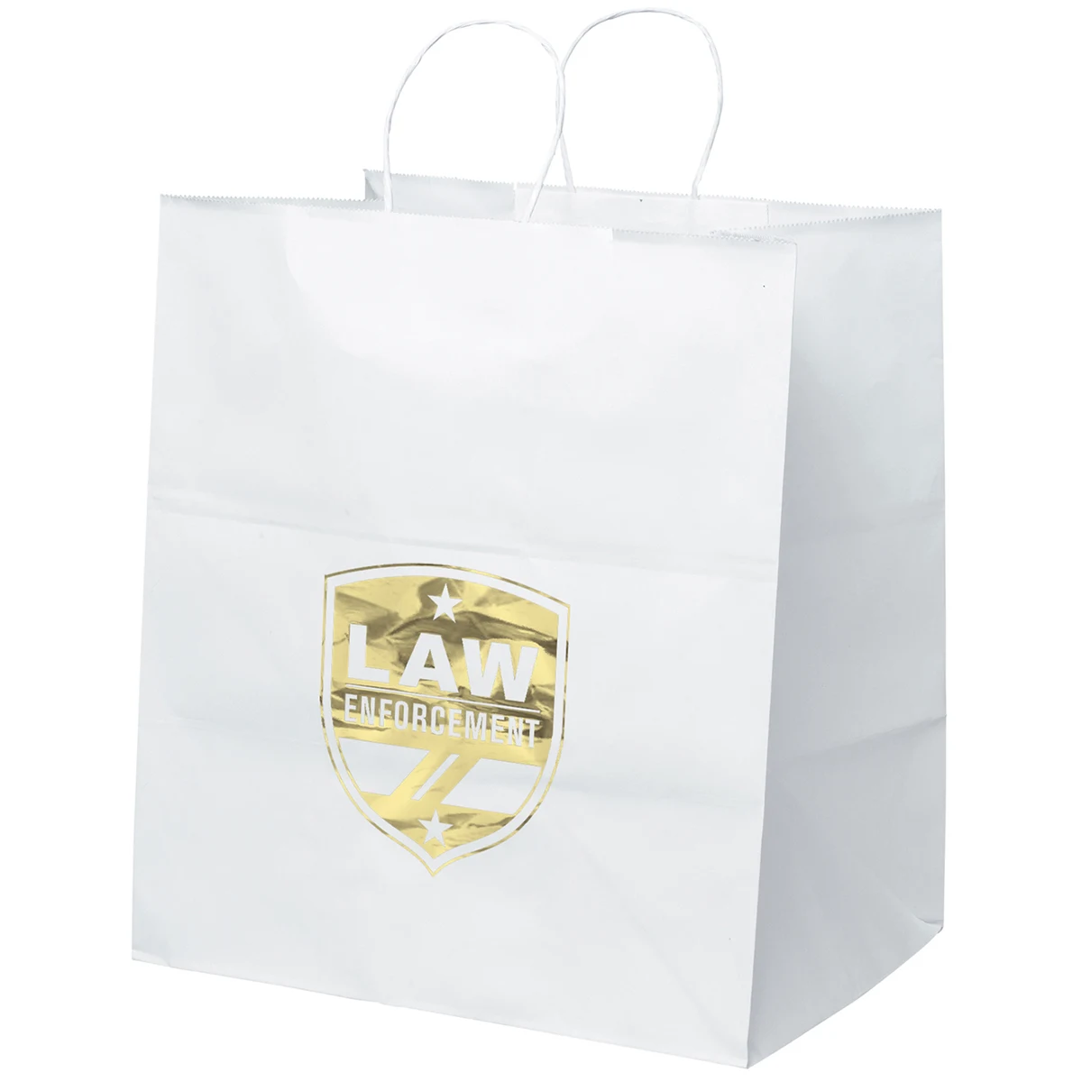Brute - White Shopper - Foil Print 1