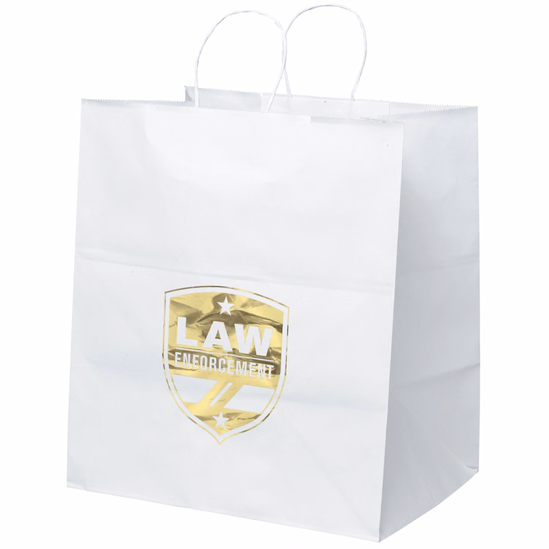 Brute - White Shopper - Foil Print