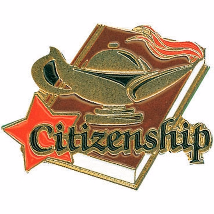 Citizenship Lapel Pin (1-1/4")