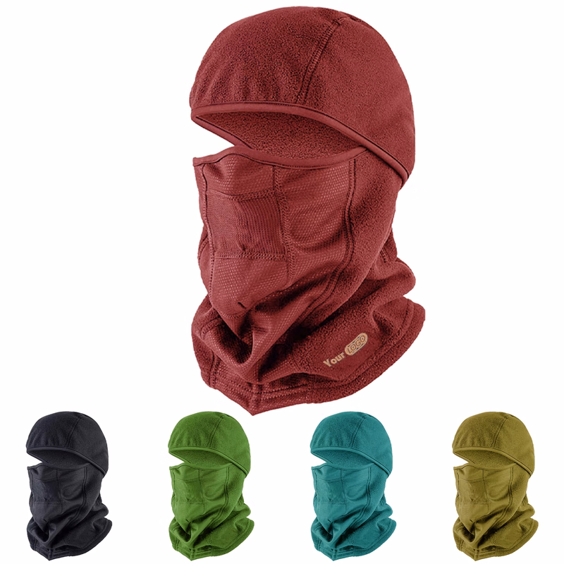 Polar Fleece Multifunctional Balaclava With Breathable Panels For Active Use