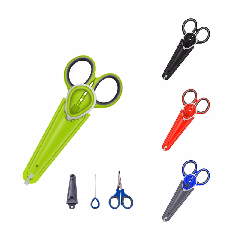 Stainless Steel Scissors With Hook Remover