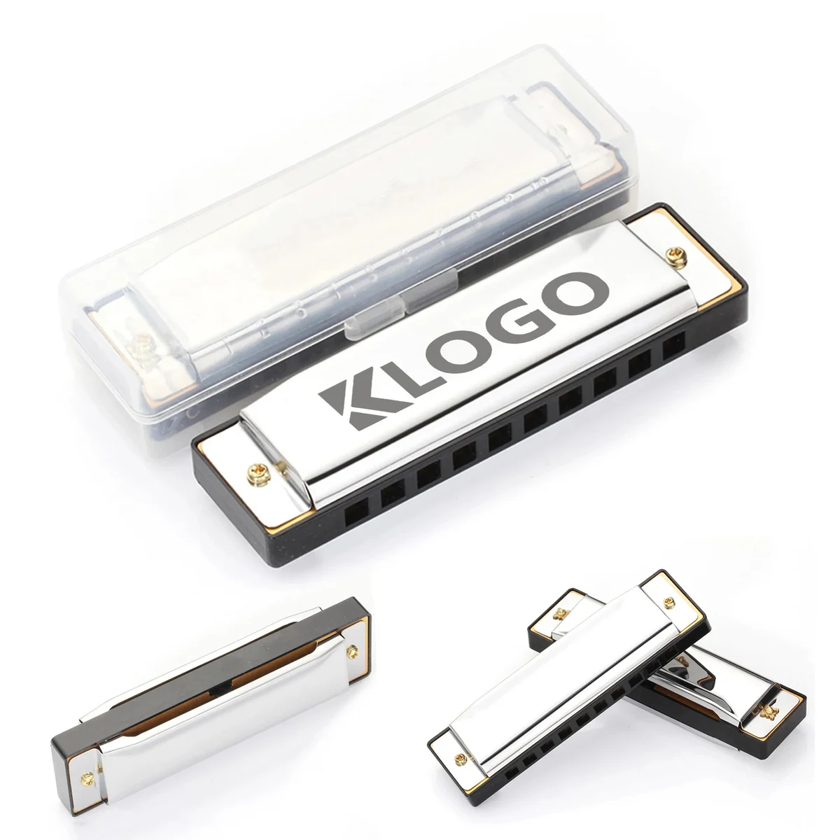 10 Hole Harmonica Laser Engraved 1