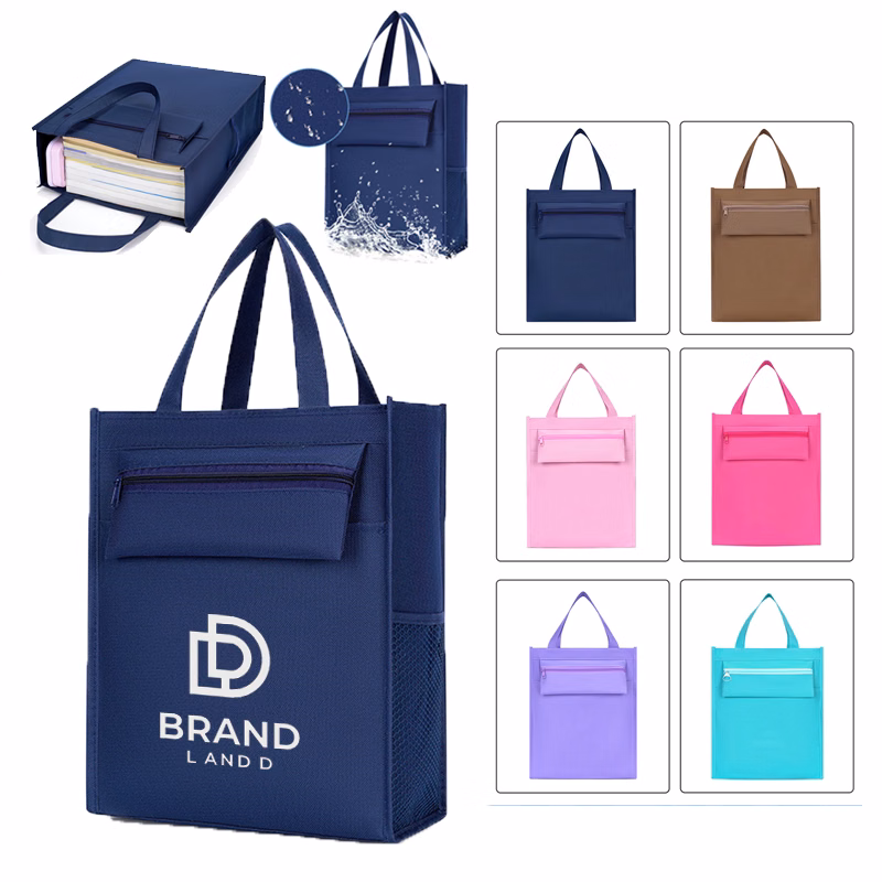 Waterproof Student Handbag Storage Book Bag