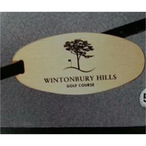 Brass Golf Tags (2" x 3 1/2'') 1