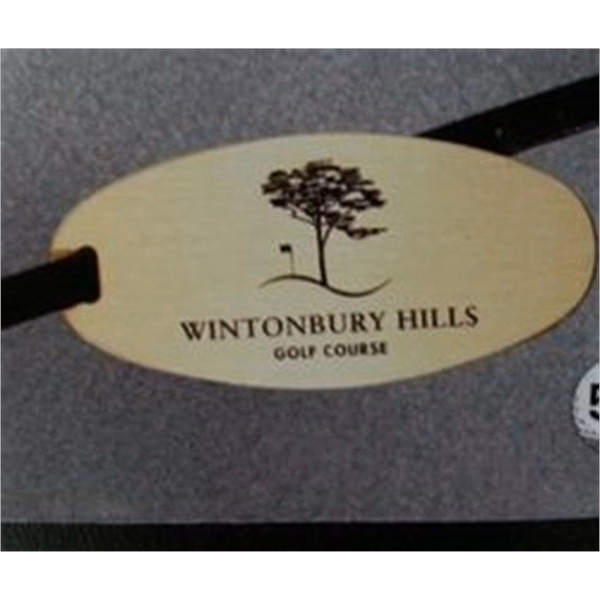 Brass Golf Tags (2" x 3 1/2'')