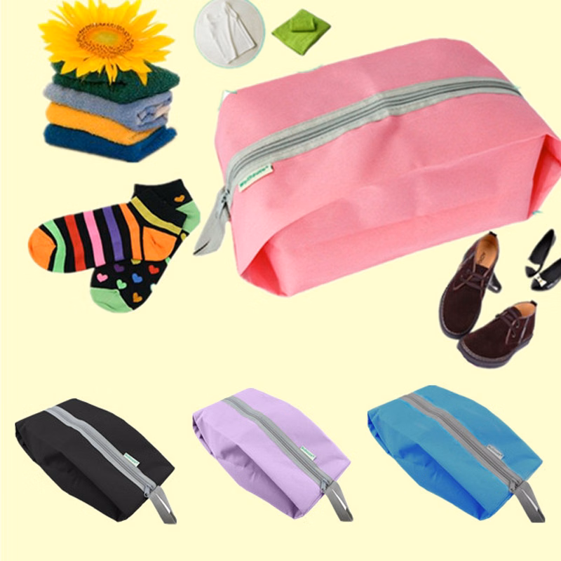 Waterproof Shoe Bag With Zipper Closure