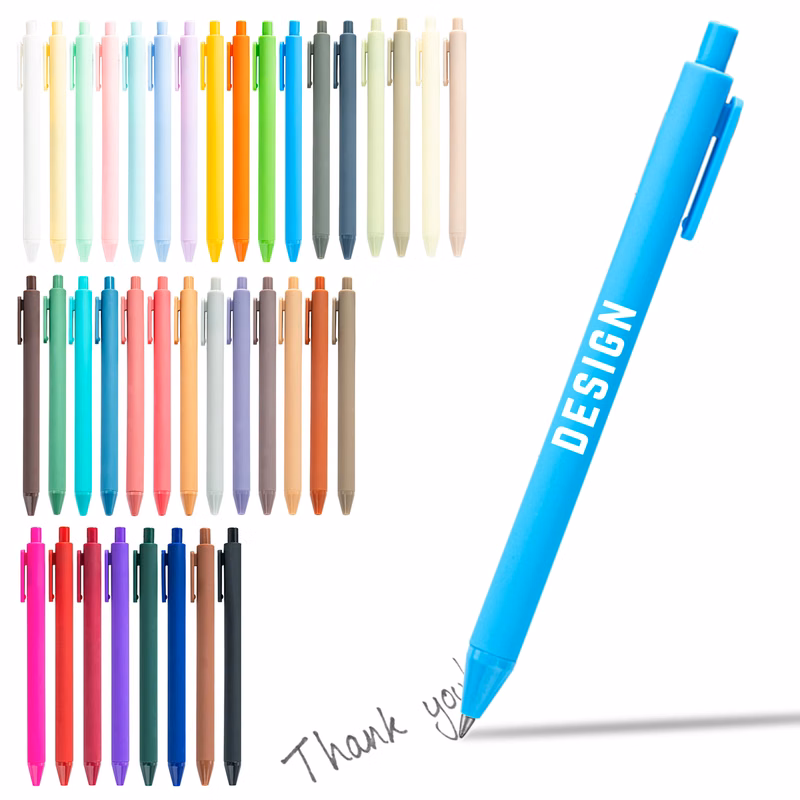 A 0.5-millimeter 39-color candy plastic pen