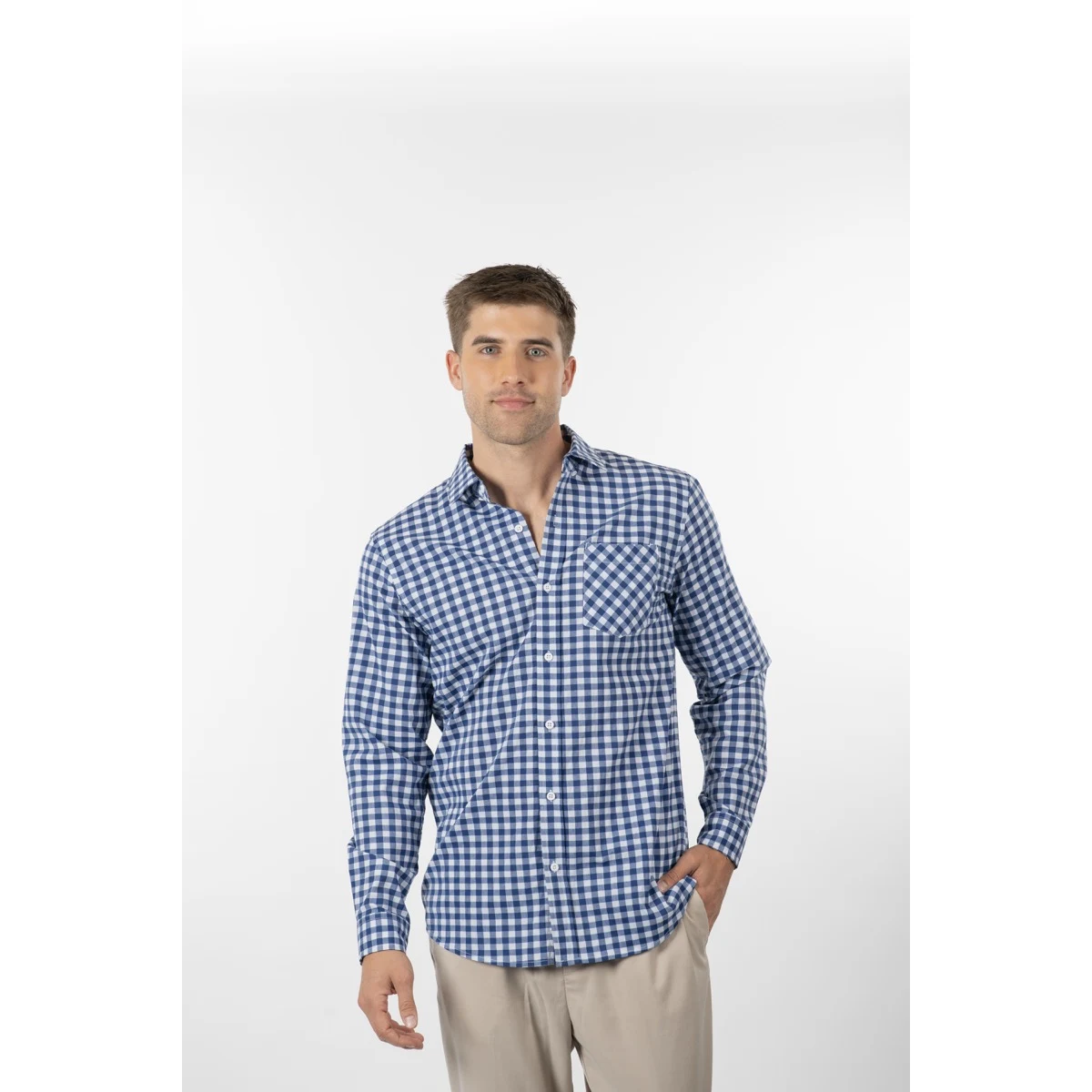 Men's "Burn" Technical Stretch Woven Shirt 1