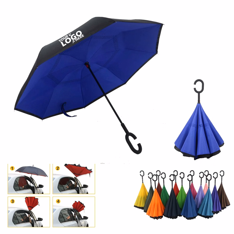 48 inch Arc Two-Tone Inversion Umbrella