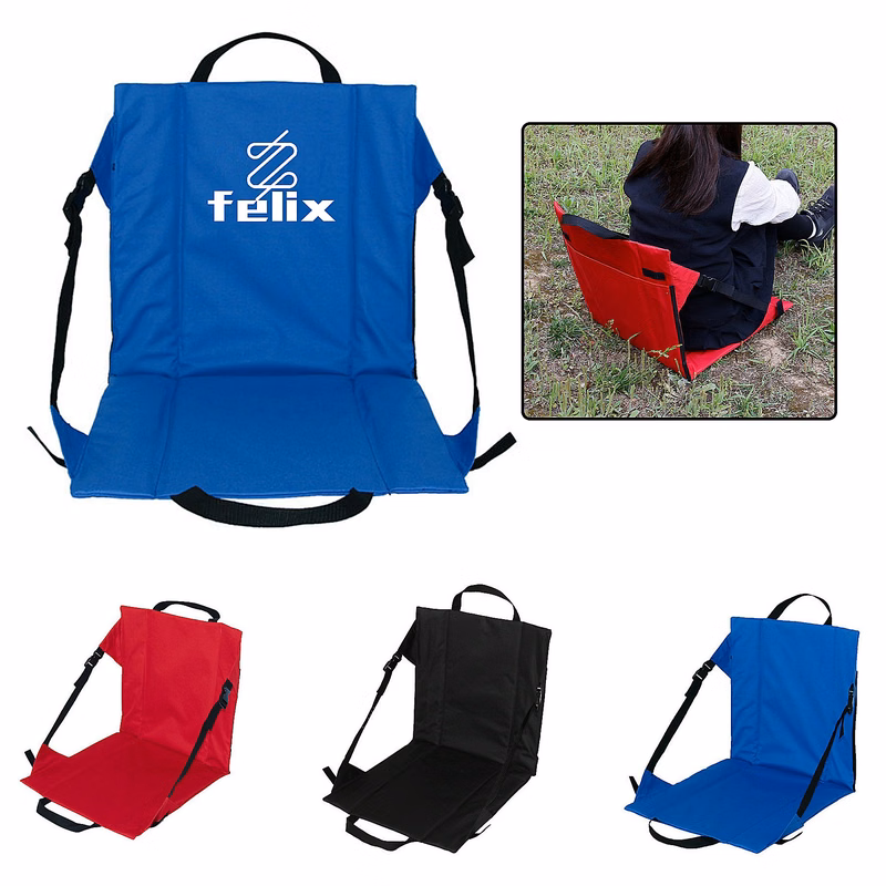 Folding Stadium Seat Cushion Bleacher Cushion With Backrest