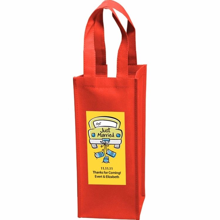 Non-woven 1 Bottle Wine Bag