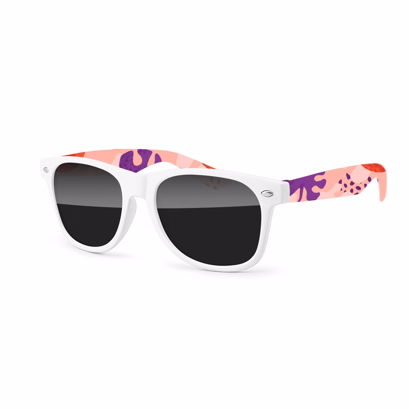 Retro Sunglasses w/ Full Color sublimated arms