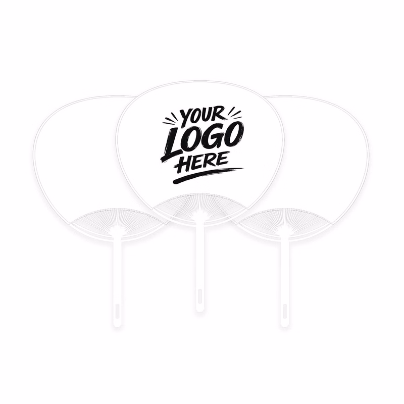 Custom Double Sided Plastic Hand Fan Promo Tool