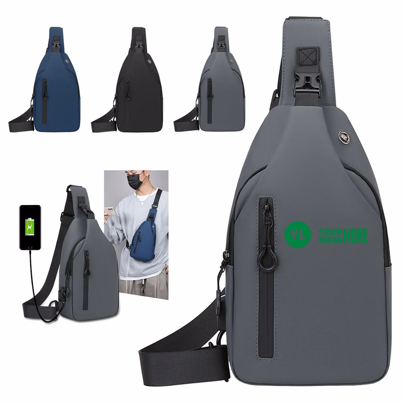 Multi-Functional USB Sling Bag