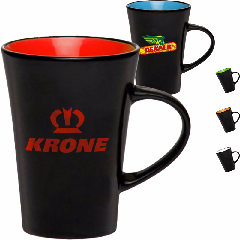 10 oz Tazo Coffee Mug w/ Custom Imprint & Matte Finish Mugs